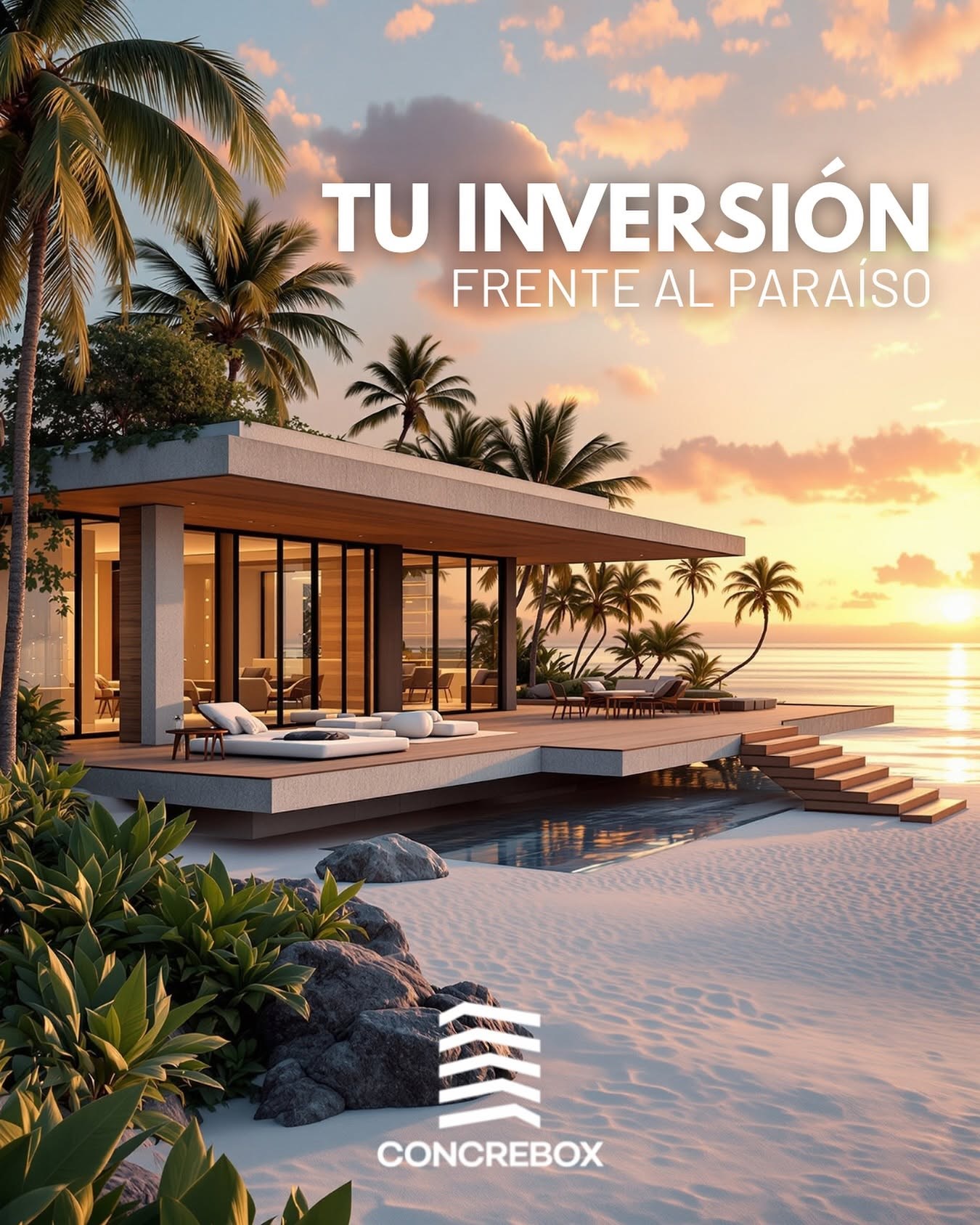 Inversión frente al paraíso