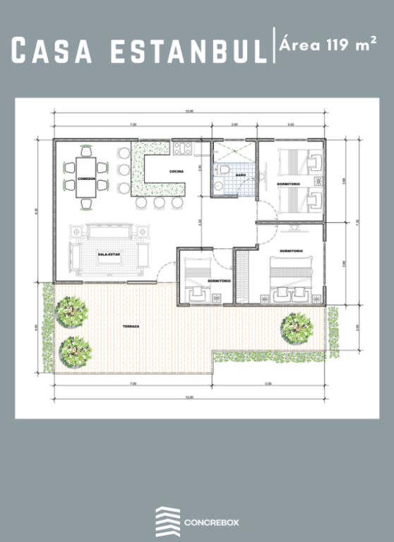 Plano de Casa Estambul