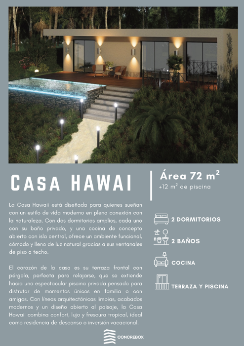 Fachada de Casa Hawái