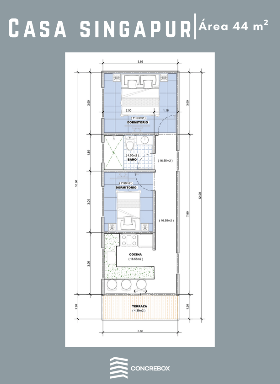 Plano de Casa Singapur