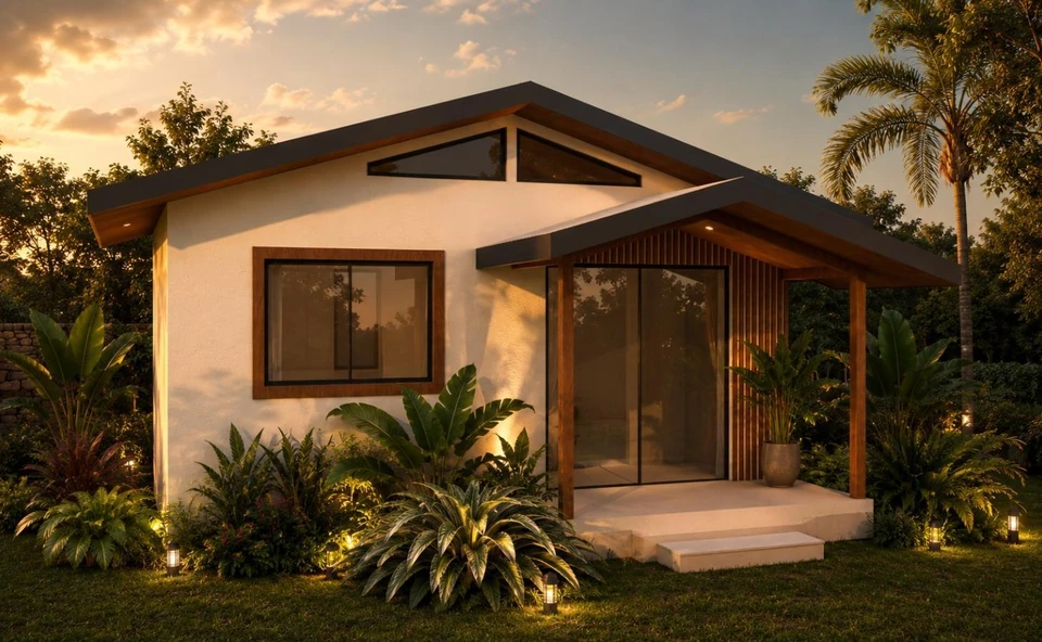 Fachada de Modelo Tilarán, vista 1